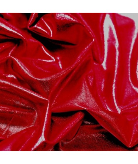 Chutes de tissus VINYL rouge