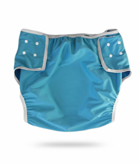 couches pour adultes en tissu pour hommes pour les soins de l'incontinence Sous-vêtements de protection Couches de poche pour adultes Double poche d'ouverture lavable réglable réutilisable 